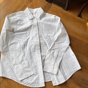Banana Republic Classic Cotton White Button-Up Shirt